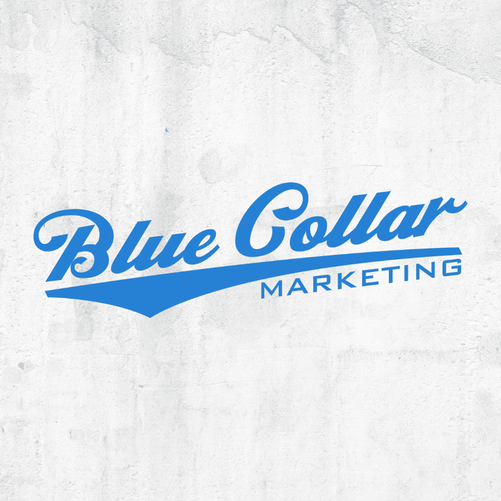 Blue Collar Marketing Beer Logo Sticker