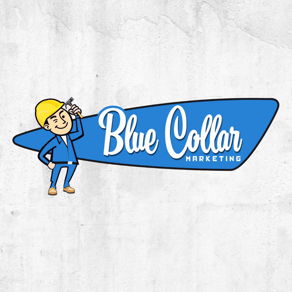 Blue Collar Marketing Fall Out Sticker